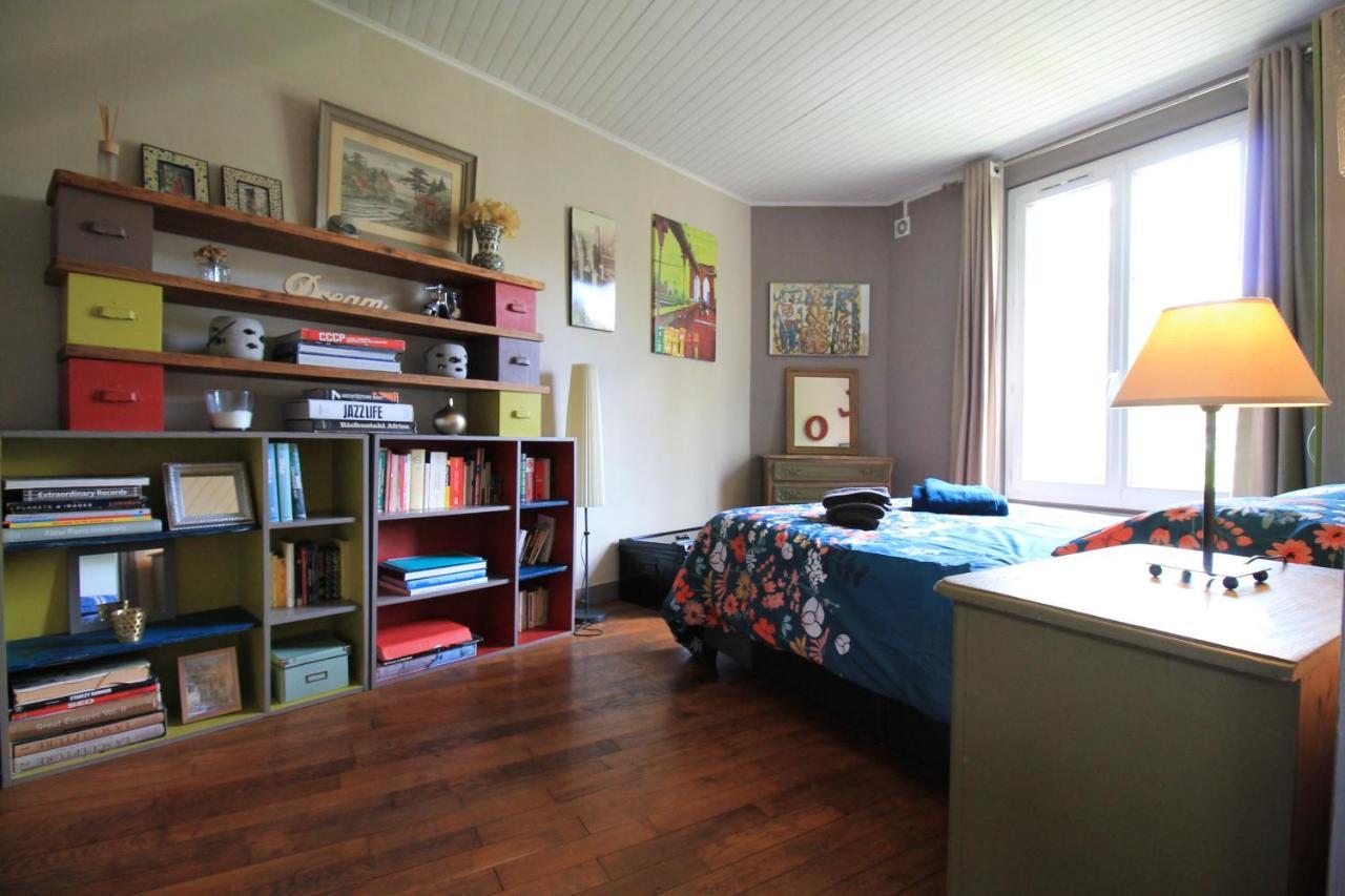 Disponible - Appartement Entier - Ligne H 15Mn Paris-Gare Du Nord, Parking Rue Gratuit, 4 Pers, Station De Train En Face Toutes Les 15Mn, Hippodrome, Cdfas, Universite, Borne Electrique, 1Er Etage 奥伯尼 外观 照片