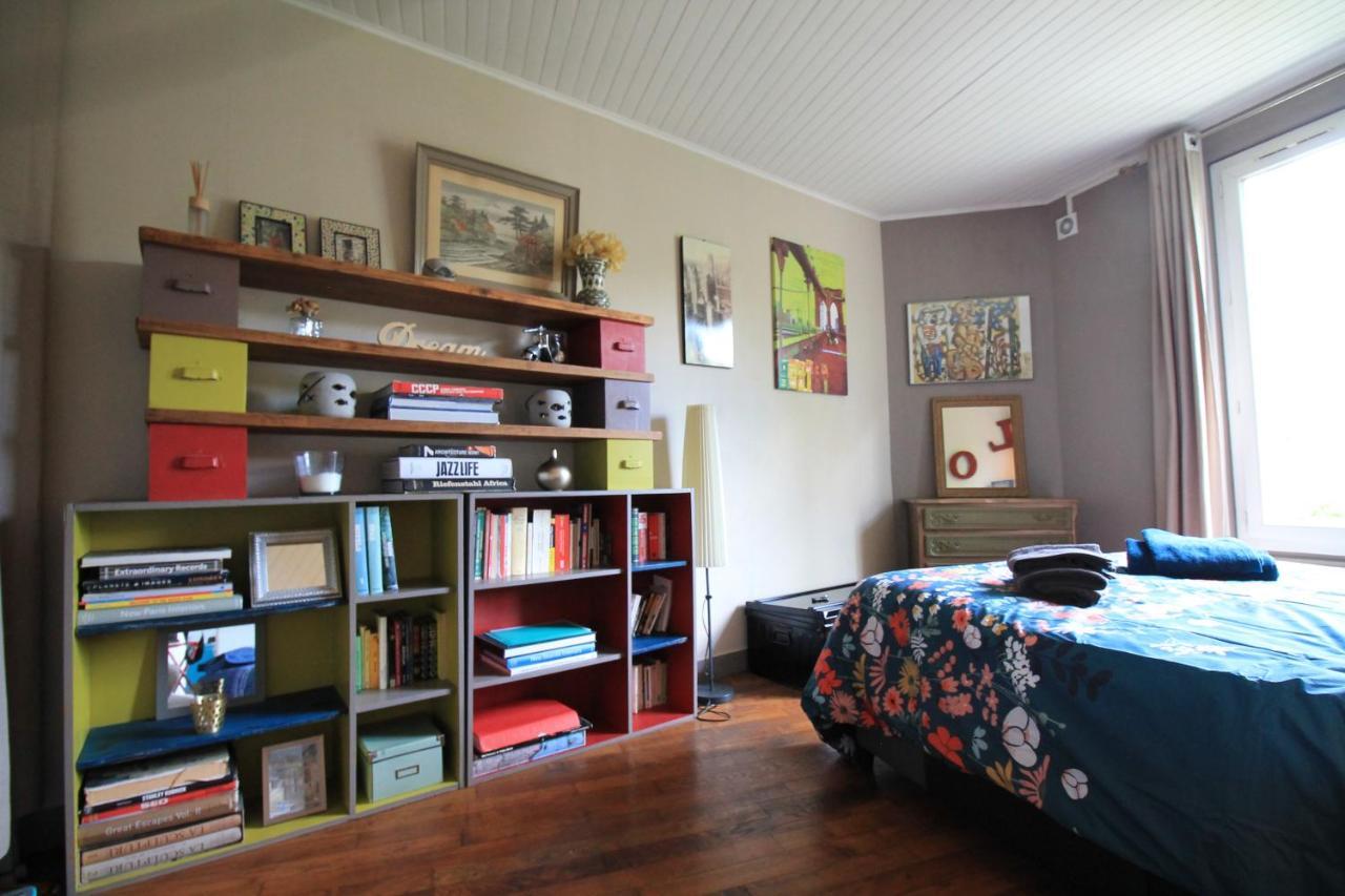 Disponible - Appartement Entier - Ligne H 15Mn Paris-Gare Du Nord, Parking Rue Gratuit, 4 Pers, Station De Train En Face Toutes Les 15Mn, Hippodrome, Cdfas, Universite, Borne Electrique, 1Er Etage 奥伯尼 外观 照片