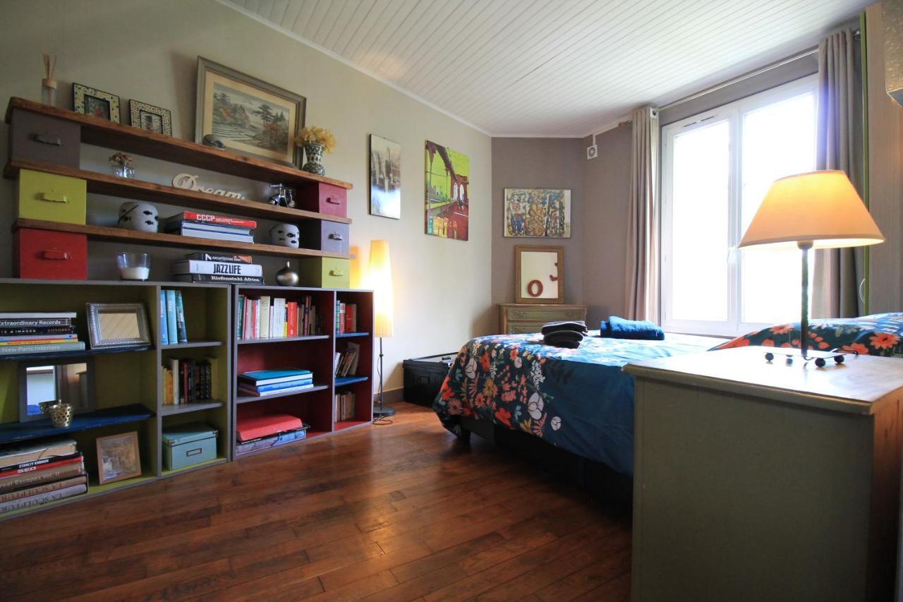 Disponible - Appartement Entier - Ligne H 15Mn Paris-Gare Du Nord, Parking Rue Gratuit, 4 Pers, Station De Train En Face Toutes Les 15Mn, Hippodrome, Cdfas, Universite, Borne Electrique, 1Er Etage 奥伯尼 外观 照片