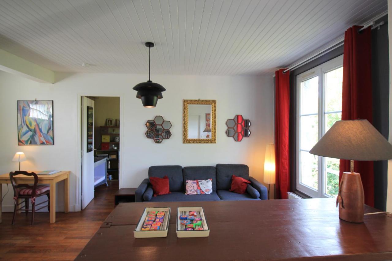 Disponible - Appartement Entier - Ligne H 15Mn Paris-Gare Du Nord, Parking Rue Gratuit, 4 Pers, Station De Train En Face Toutes Les 15Mn, Hippodrome, Cdfas, Universite, Borne Electrique, 1Er Etage 奥伯尼 外观 照片