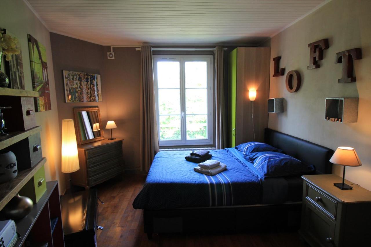 Disponible - Appartement Entier - Ligne H 15Mn Paris-Gare Du Nord, Parking Rue Gratuit, 4 Pers, Station De Train En Face Toutes Les 15Mn, Hippodrome, Cdfas, Universite, Borne Electrique, 1Er Etage 奥伯尼 外观 照片